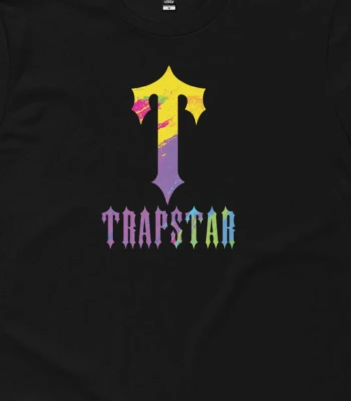 T For Trapstar Paint T Shirt Black (1)