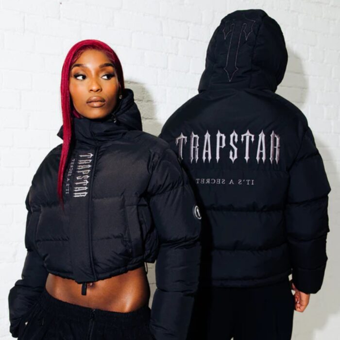 Decoded Hooded Puffer Black Trapstar Jacket 3