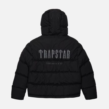 Decoded Hooded Puffer Black Trapstar Jacket 5