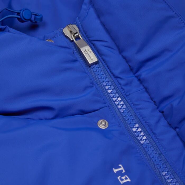 Trapstar Decoded Hooded Puffer Jacket Blue 1
