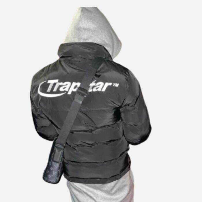 Trapstar Hyperdrive Puffer Coat Black White 3