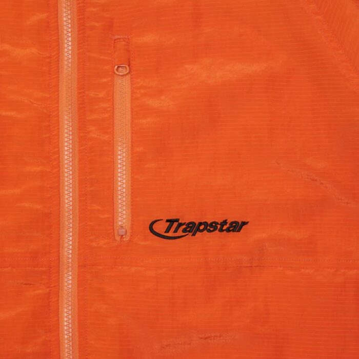 Trapstar Hyperdrive Ripstop City Zip Up Coat Orange 2
