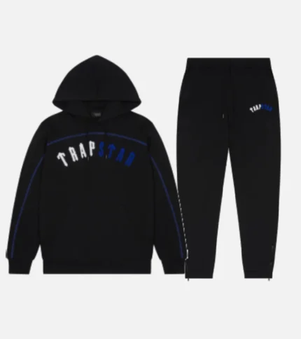 Trapstar Irongate Arch Chenille Tracksuit BlackBlue (2)