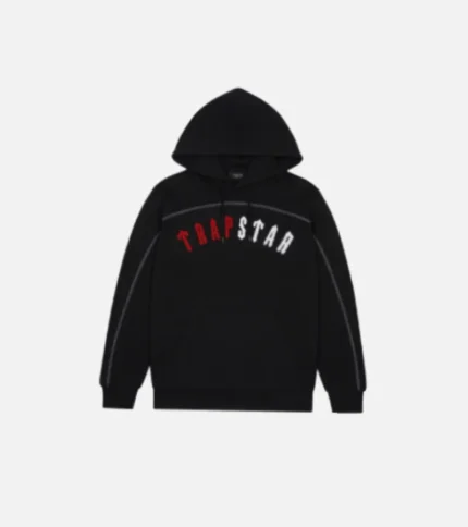 Trapstar Irongate Arch Chenille Tracksuit BlackRed (3)