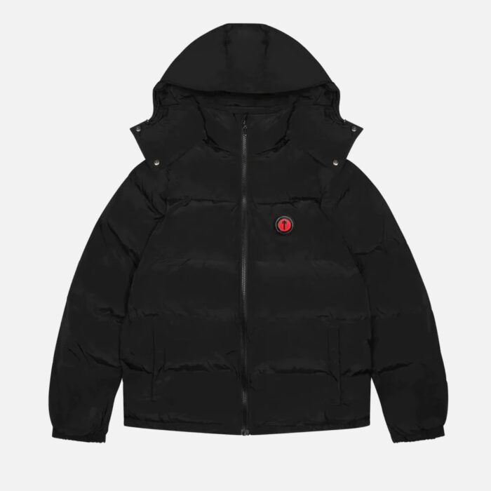 Trapstar Irongate Detachable Hooded Puffer Coat Black 2