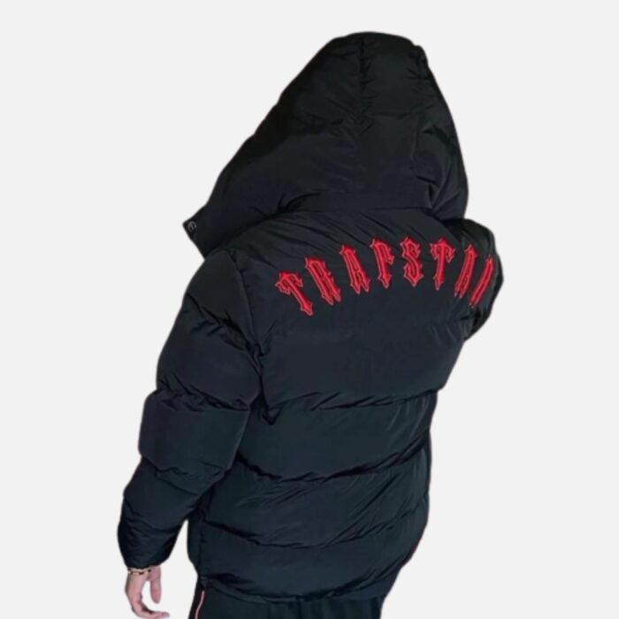 Trapstar Irongate Detachable Hooded Puffer Coat Black 4