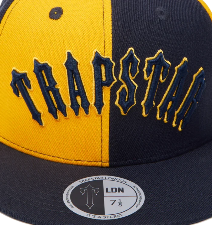 Trapstar Irongate Hat Arch Fitted – NavyYellow (2)