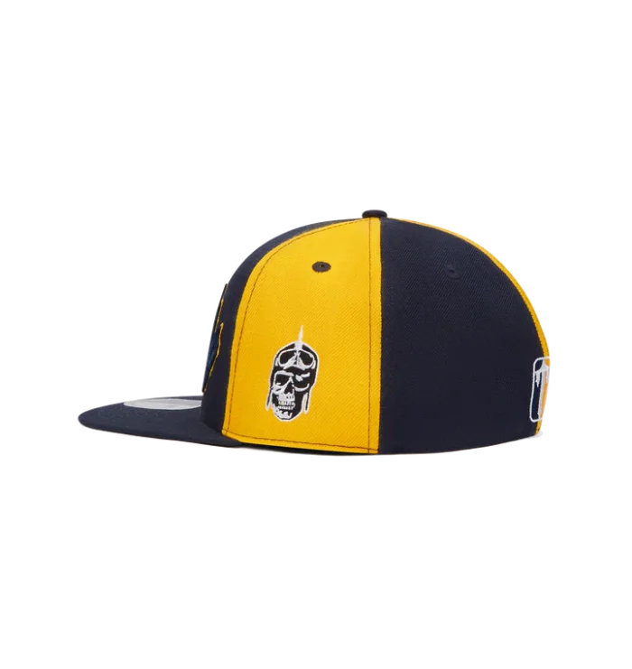 Trapstar Irongate Hat Arch Fitted – NavyYellow (4)
