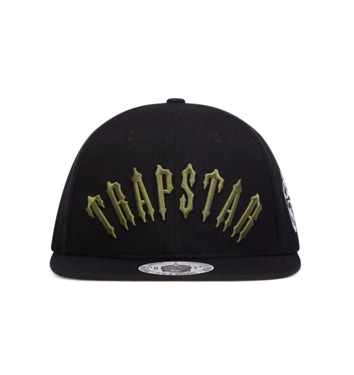 Trapstar Irongate Hat Arch Snapback – BlackOlive (5)