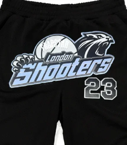 Trapstar Shooters SS23 Basketball Shorts BlackIce (2)