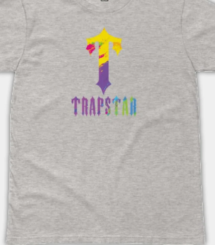 T For Trapstar Paint T Shirt Gray (1)