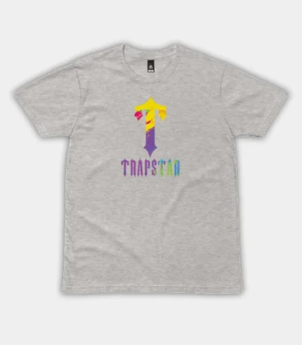 T For Trapstar Paint T Shirt Gray (2)
